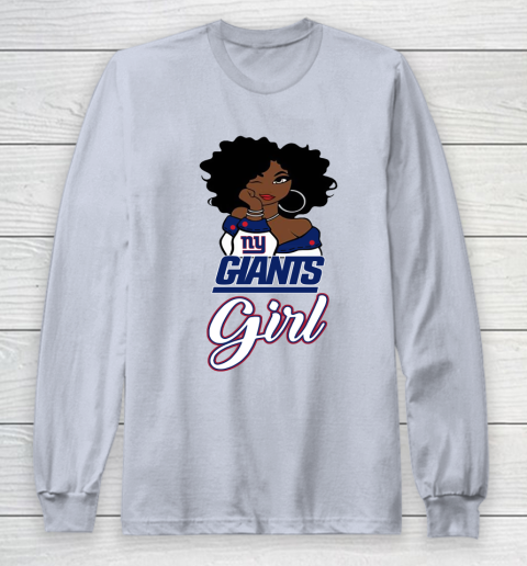 New York Giants Girl NFL Long Sleeve T-Shirt 6