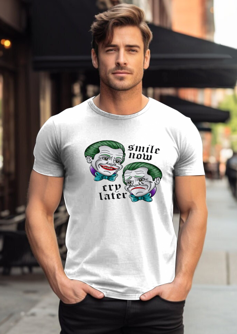 Best Smile Now Cry Later Clown Merch T-Shirt