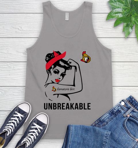 NHL Ottawa Senators Girl Unbreakable Hockey Sports Tank Top 2