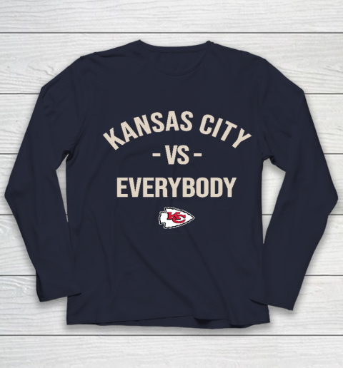 Kansas City Chiefs Vs Everybody Youth Long Sleeve 2