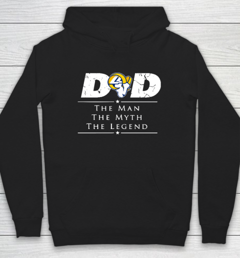 Los Angeles Rams NFL Football Dad The Man The Myth The Legend Hoodie