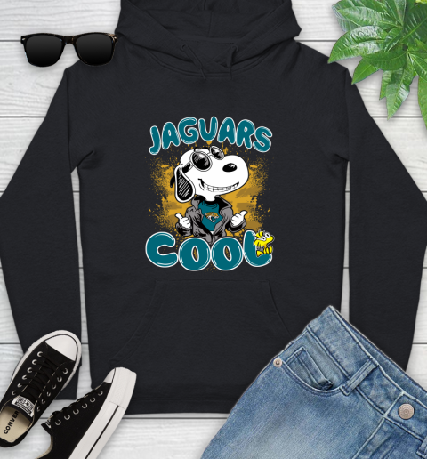 NFL Football Jacksonville Jaguars Cool Snoopy Shirt Youth Hoodie