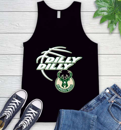 NBA Milwaukee Bucks Dilly Dilly Basketball Sports Tank Top 2