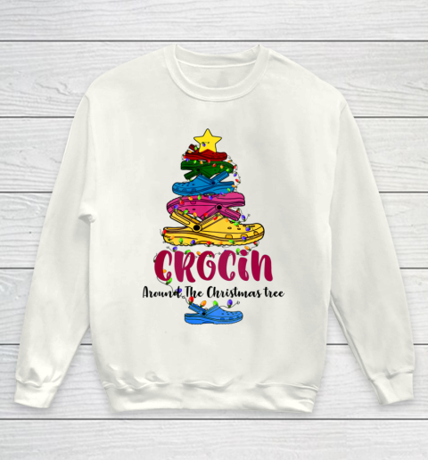 Crocin Around The Christmas Tree Funny Xmas 2020 Youth Sweatshirt