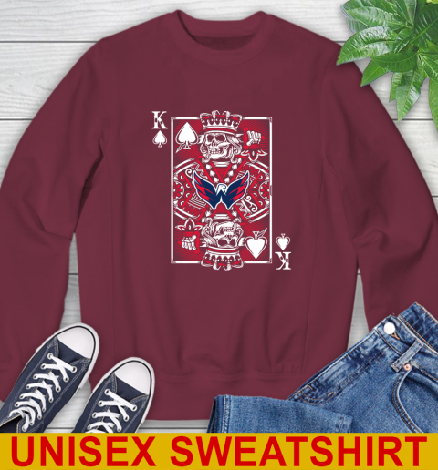 Washington Capitals NHL Hockey The King Of Spades Death Cards Shirt Sweatshirt 6