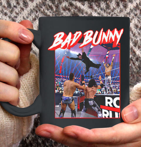 Bad Bunny WWE Ceramic Mug 11oz 2