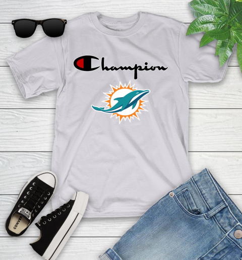NFL Football Miami Dolphins Champion Shirt Youth T-Shirt 2