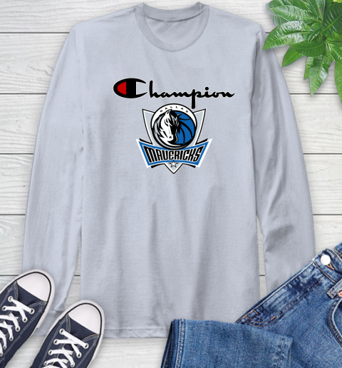 NBA Basketball Dallas Mavericks Champion Shirt Long Sleeve T-Shirt 4