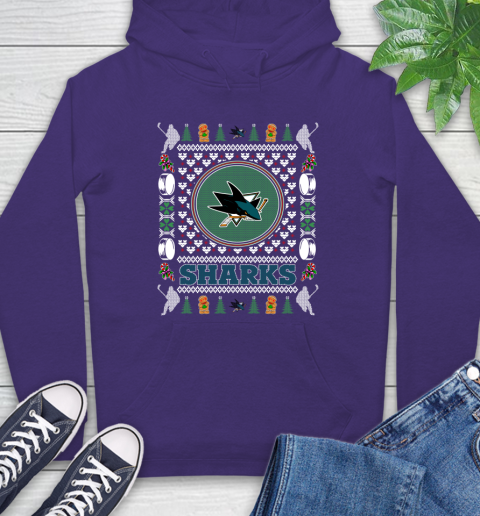 San Jose Sharks Merry Christmas NHL Hockey Loyal Fan Ugly Shirt 17