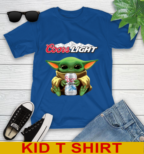 Star Wars Baby Yoda Hugs Coors Beer Shirt 109