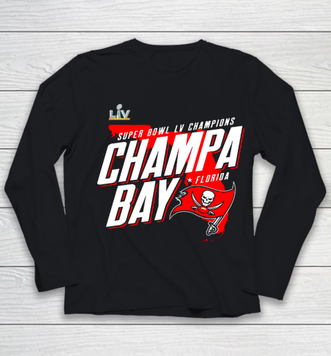 Champa Bay Tampa Bay Buccaneers Super Bowl LV Champions Youth Long Sleeve
