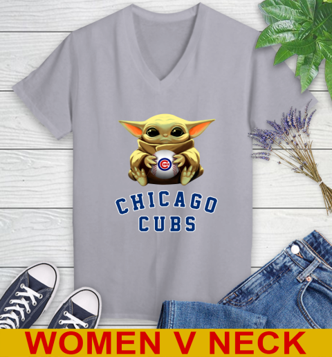 MLB Baseball Chicago Cubs Star Wars Baby Yoda Shirt 81