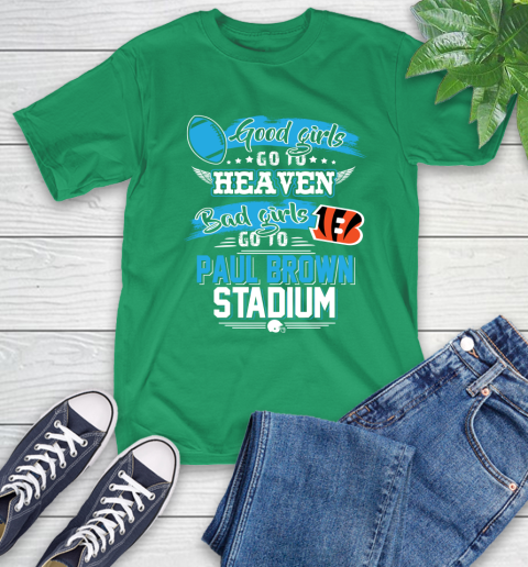 Cincinnati Bengals NFL Bad Girls Go To Paul Brown Stadium Shirt T-Shirt 7