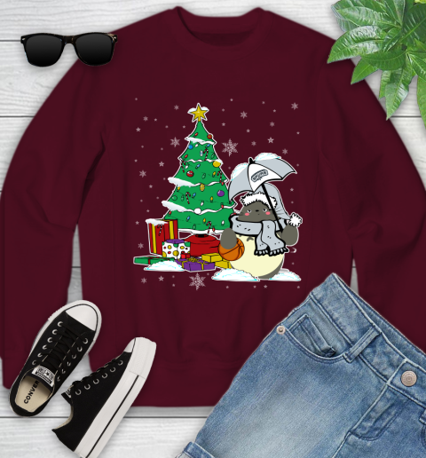San Antonio Spurs NBA Basketball Cute Tonari No Totoro Christmas Sports Youth Sweatshirt 4