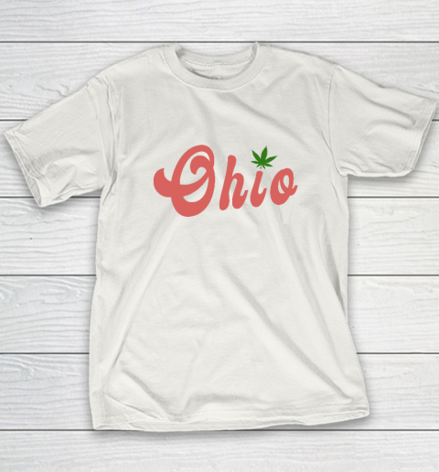 Canabis Fan Ohio The Redeye State Est 2023 Youth T-Shirt