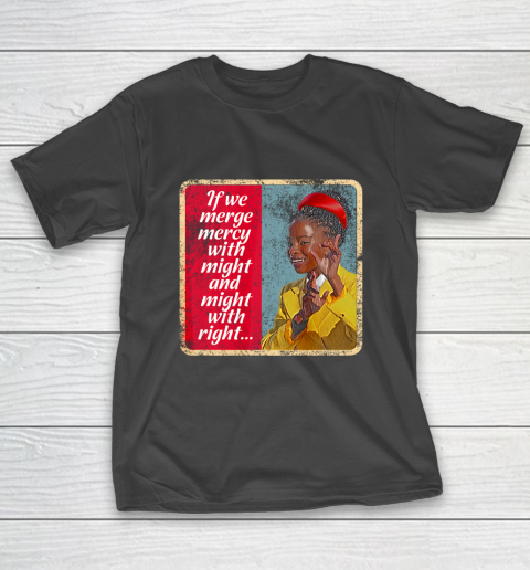 Inauguration Poet Amanda Gorman Merge Mercy Might Right T-Shirt