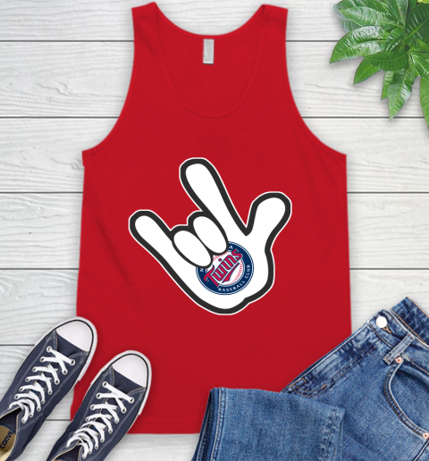 Minnesota Twins MLB Baseball Mickey Rock Hand Disney Tank Top 6