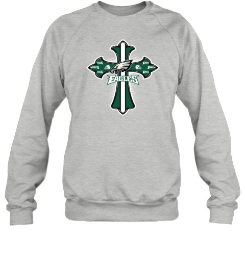 NFL Green Crusader Cross Philadelphia Eagles Hoodie - Rookbrand