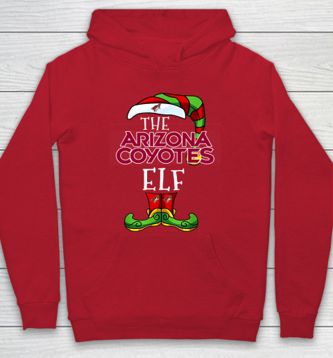 Arizona Coyotes Christmas ELF Funny NHL Hoodie 7