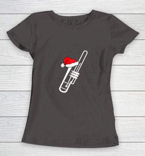 Christmas Gift Trombone Santa Trombone Funny Xmas Pajama Women's T-Shirt 7