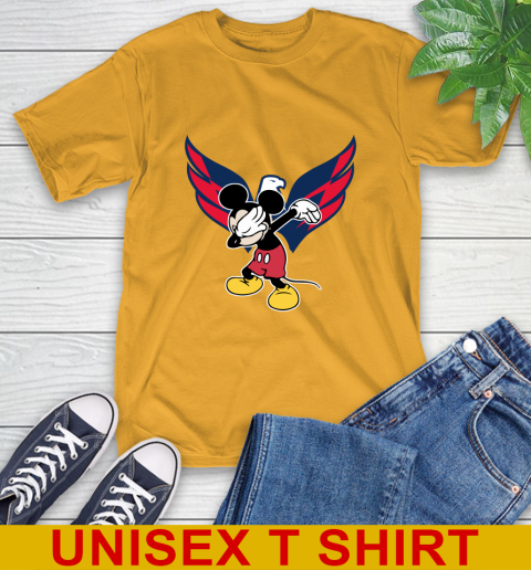 Washington Capitals NHL Hockey Dabbing Mickey Disney Sports T-Shirt 3