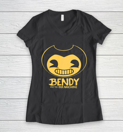 Bendy and the Ink Machine Women's V-Neck T-Shirt 6