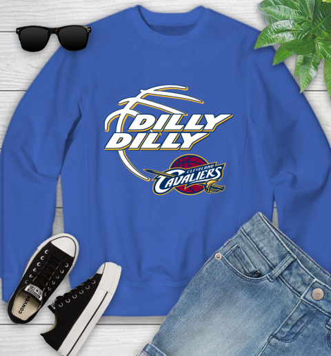 NBA Cleveland Cavaliers Dilly Dilly Basketball Sports Youth Sweatshirt 8