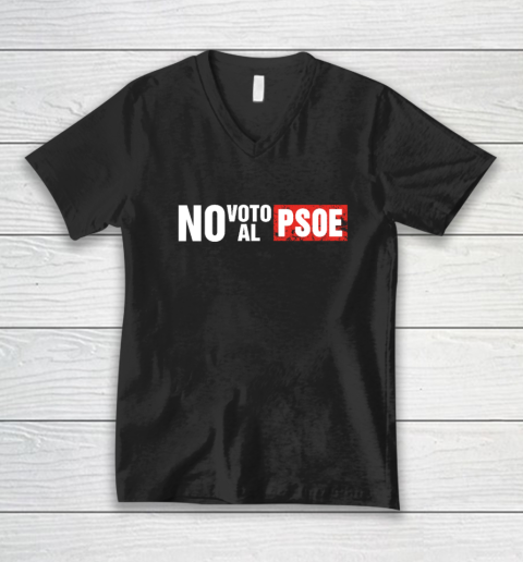 Marioviedo No Voto Al Psoe V-Neck T-Shirt