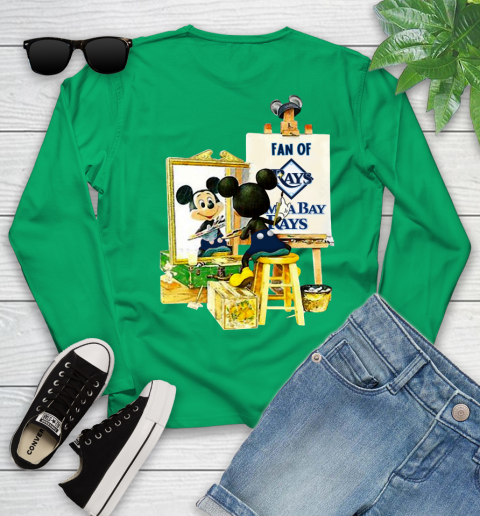 MLB Baseball Tampa Bay Rays Mickey Drawing Shirt 118