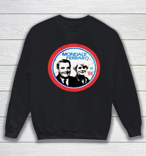 Walter Mondale Geraldine Ferrero Vintage 1984 Election Sweatshirt