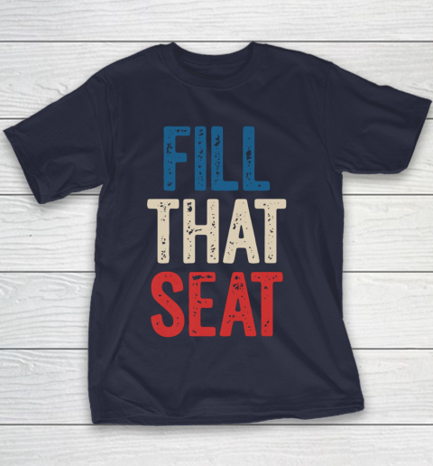 Fill That Seat Vintage North Carolina NC Fill The Seat Retro Youth T-Shirt 2