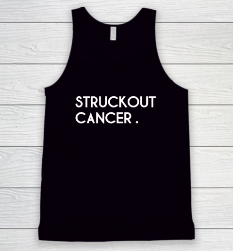 Struckout Cancer Awareness, Walk, Baseball Tank Top