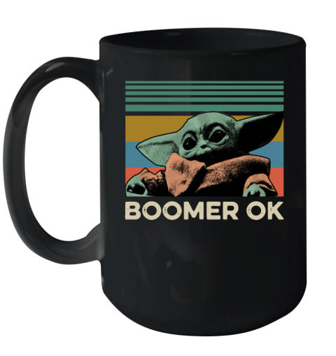 Baby Yoda Boomer OK Star Wars Vintage Shirts 140