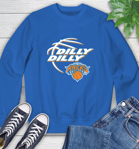 NBA New York Knicks Dilly Dilly Basketball Sports Sweatshirt 8