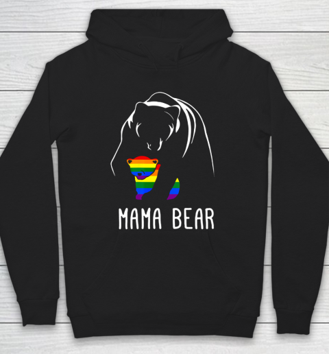 Mama bear Lesbian T Shirt Funny Lesbian Tee For Gay Pride Hoodie