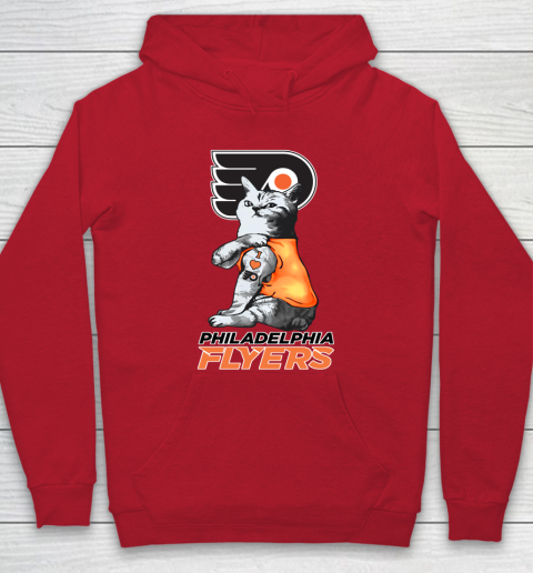 NHL My Cat Loves Philadelphia Flyers Hockey Hoodie 7
