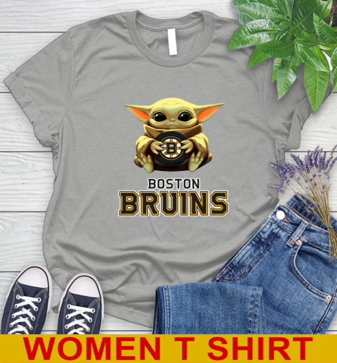 NHL Hockey Boston Bruins Star Wars Baby Yoda Shirt 99