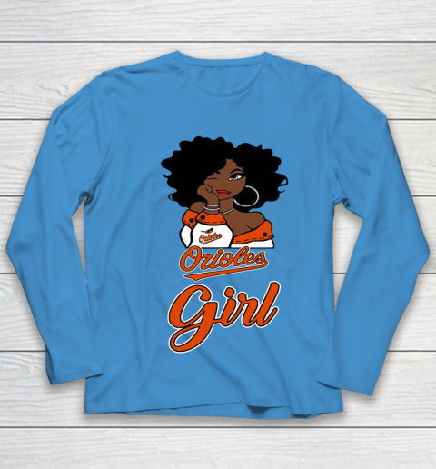 Baltimore Orioles Girl MLB Youth Long Sleeve 7