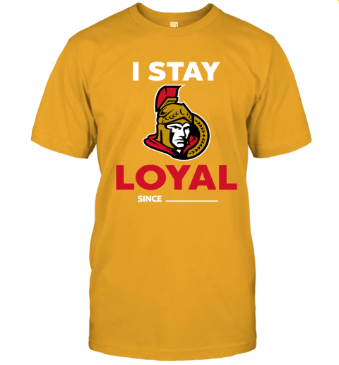 Ottawa Senators I Stay Loyal Since Personalized Unisex Jersey Tee