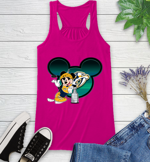 NHL Nashville Predators Stanley Cup Mickey Mouse Disney Hockey T Shirt Racerback Tank 8