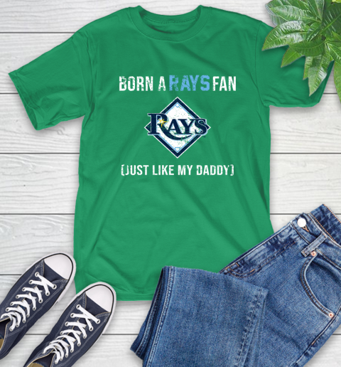 MLB Baseball Tampa Bay Rays Loyal Fan Just Like My Daddy Shirt T-Shirt 8
