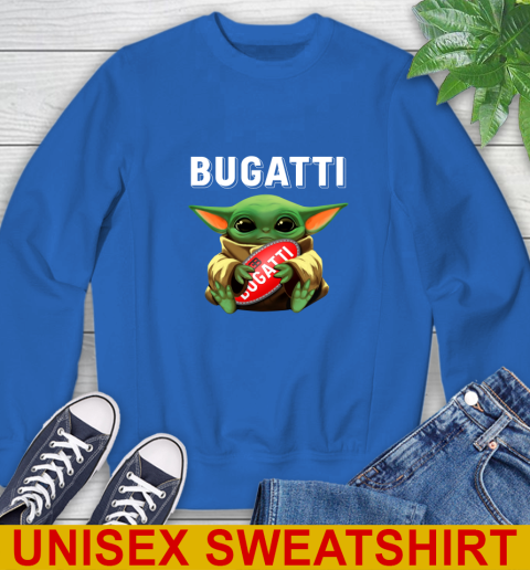 Star Wars Baby Yoda Hugs Bugatti Car Shirt 35