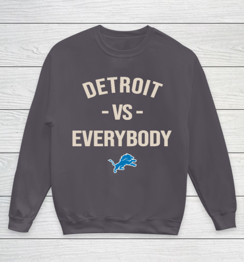 Detroit Lions Vs Everybody Youth Sweatshirt - Image 6