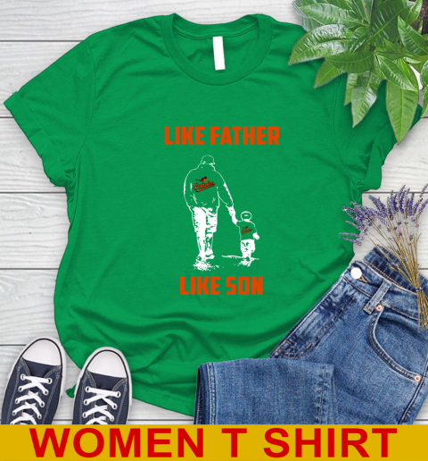 Baltimore Orioles MLB Baseball Like Father Like Son Sports Women's T-Shirt 7