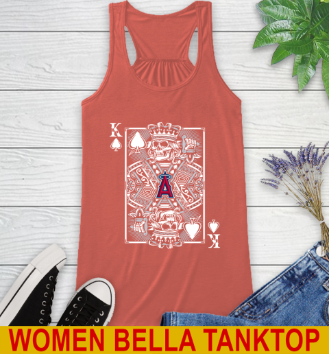 Los Angeles Angels MLB Baseball The King Of Spades Death Cards Shirt Racerback Tank 3