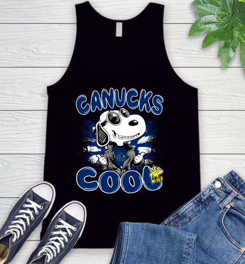 NHL Hockey Vancouver Canucks Cool Snoopy Shirt Tank Top