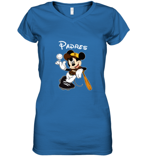 Baseball Mickey Team San Diego Padres Women's T-Shirt 