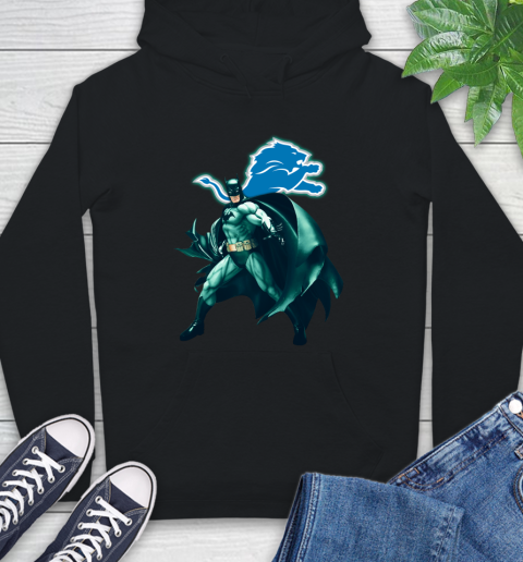 NFL Batman Football Sports Detroit Lions Hoodie 2