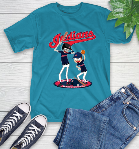 MLB Cleveland Indians Rick And Morty Baseball 8