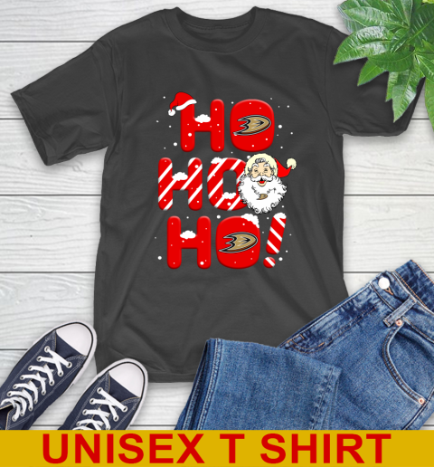 Anaheim Ducks NHL Hockey Ho Ho Ho Santa Claus Merry Christmas Shirt T-Shirt